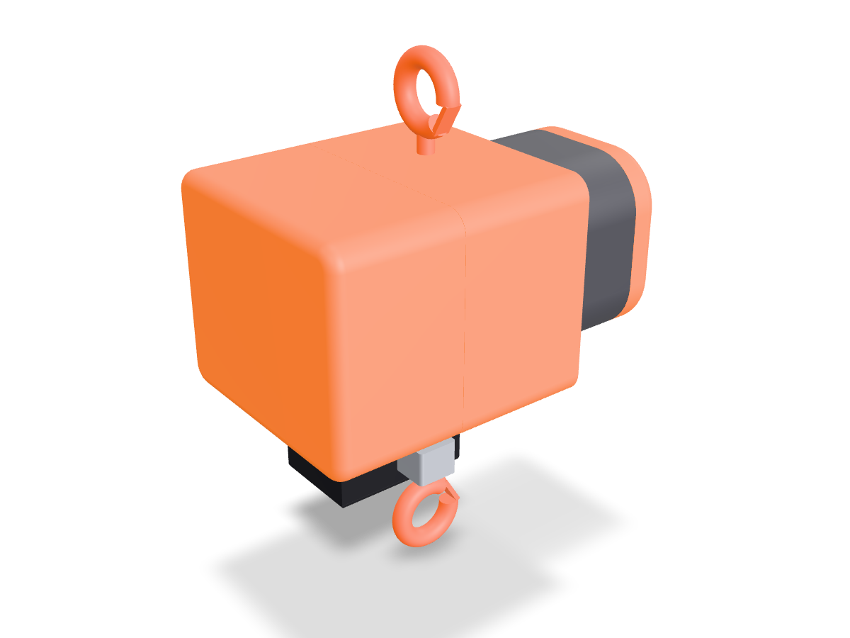 Rendered view of the Elephant FB 1000 3D model