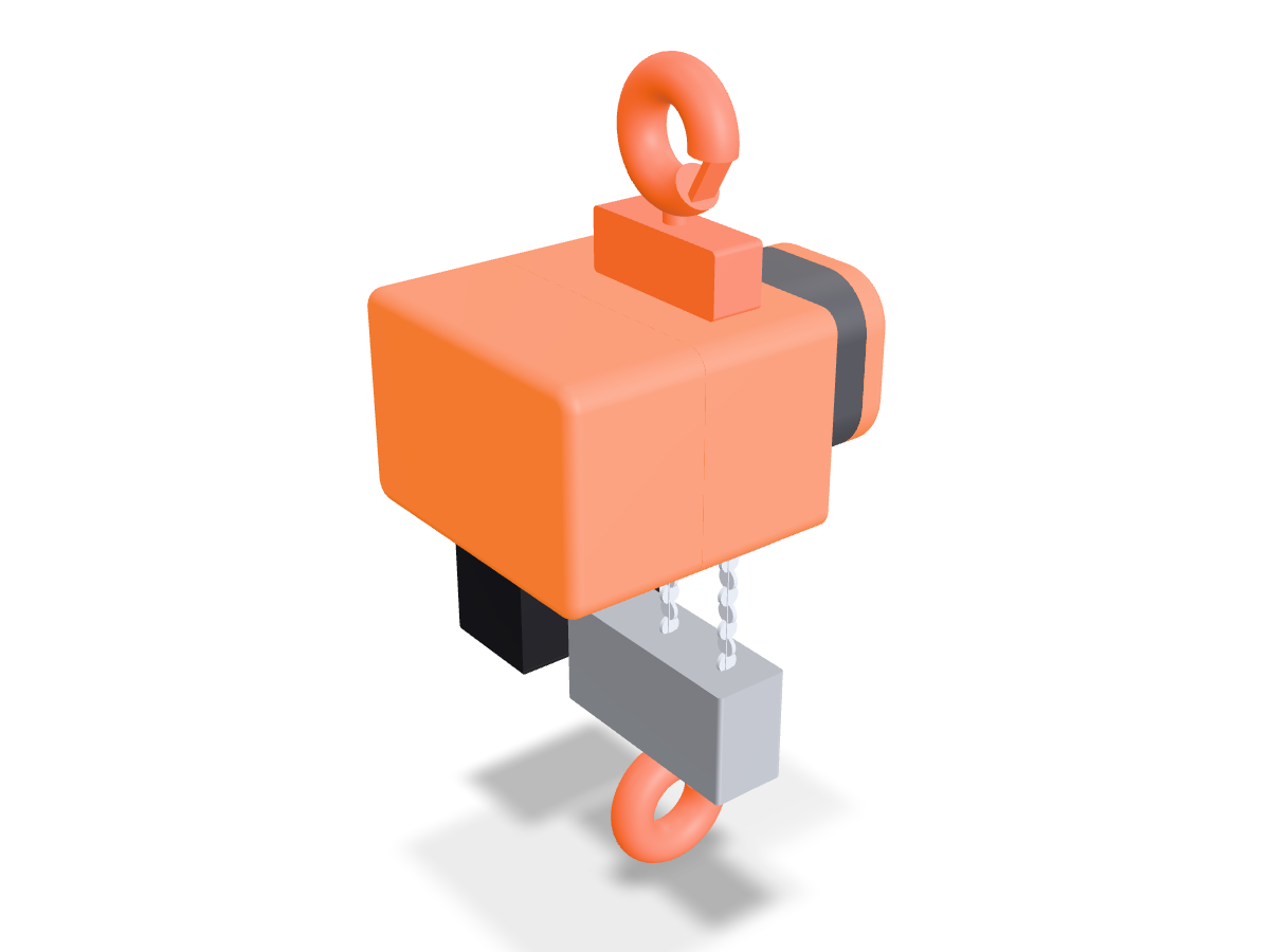 Rendered view of the Elephant FB 3000 3D model