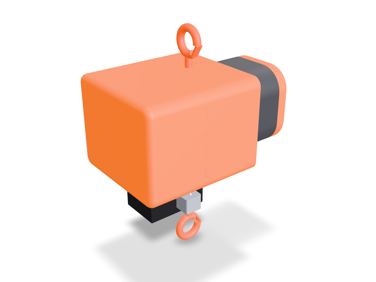 Rendered view of the Elephant FB 500 3D model