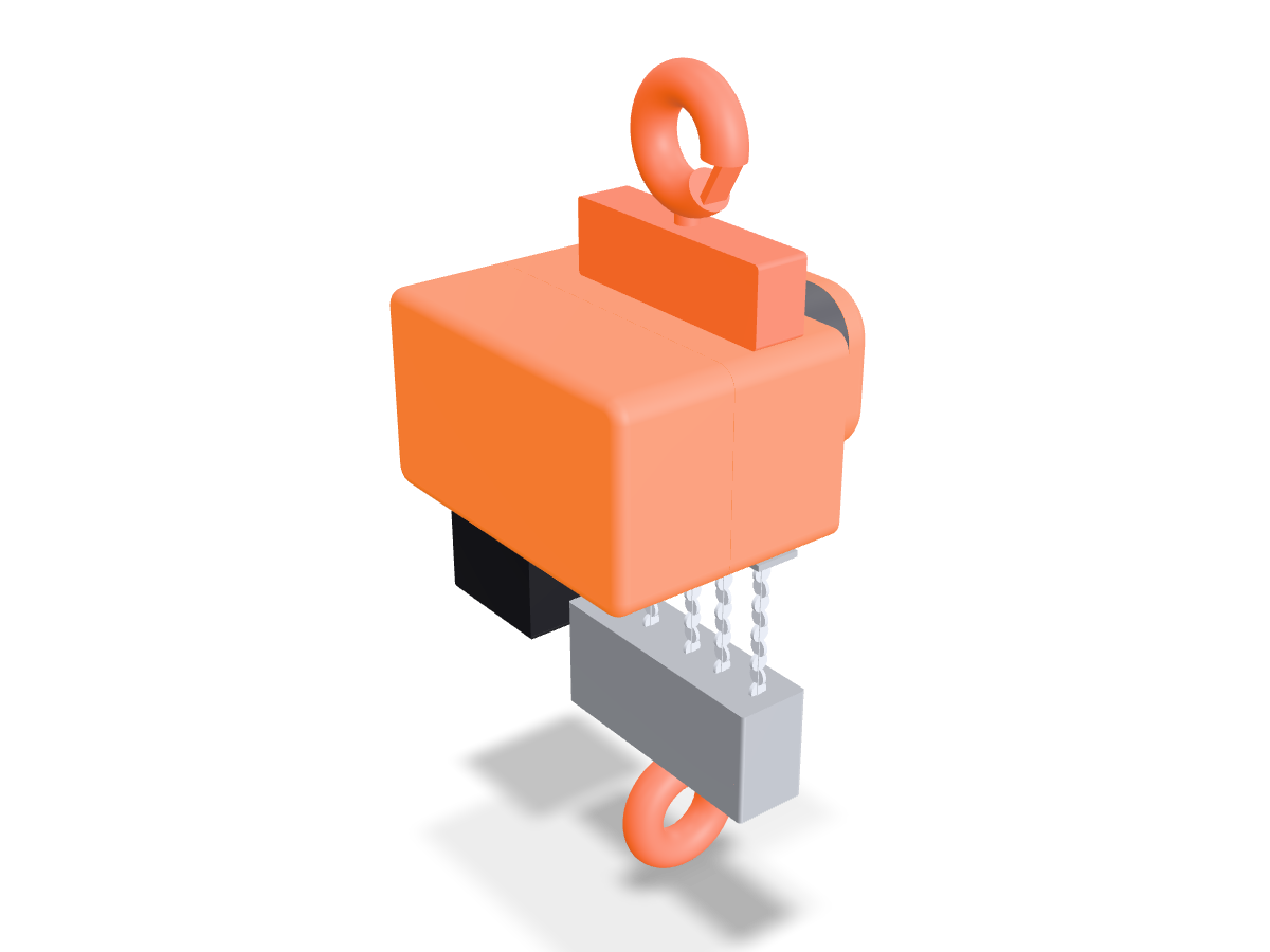 Rendered view of the Elephant FB 5000 3D model