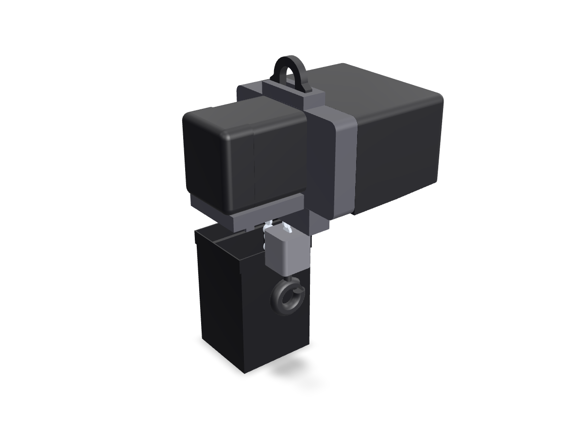 Rendered view of the GIS LP1000 D8+ 3D model