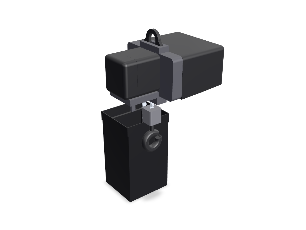 Rendered view of the GIS LP500 D8+ 3D model