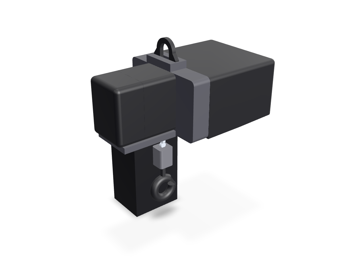 Rendered view of the GIS LPM250 D8+ 3D model