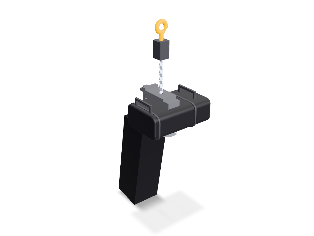 Rendered view of the MOVEKET PROstage 1000 3D model